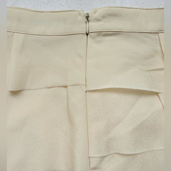 Forever 21 Cream Ruffle Mini Skirt Size L Y2K - Picture 10 of 15